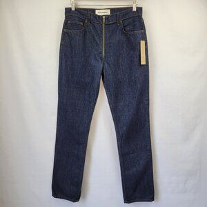 Reformation Brooke High Straight Zip Jean Volta Wash Size 30 NWT